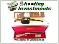 Winchester 94 Limited Edition 1 30-30 1977 NIB with walnut case!