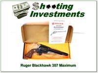  Ruger Blackhawk 357 Maximum Unfired in box Img-1