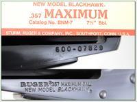  Ruger Blackhawk 357 Maximum Unfired in box Img-4
