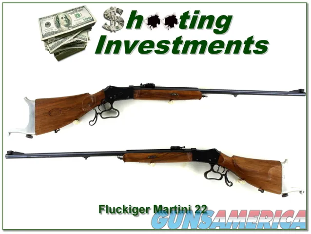 Fluckiger Martini 22 custom 22 target rifle