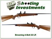 Browning A-bolt 22 LR Exc Cond 2 mags Img-1