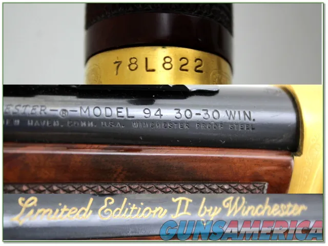 Winchester 94 30-30 Limited Edition unfired deep engraving
