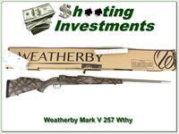 Weatherby Mark V Terramark RC 257 factory new