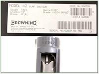 Browning Model 42 410 High Grade NIB Box Img-4