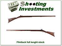 Flint Lock 30 Caliber with very nice full-length stock Img-1