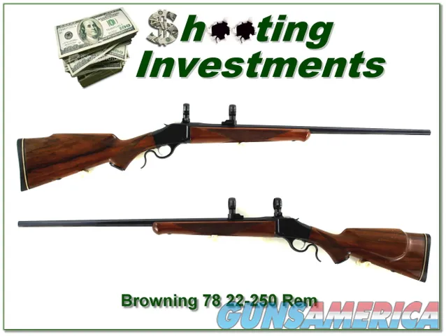 Browning Model 78 22-250 26in Octagonal barrel !