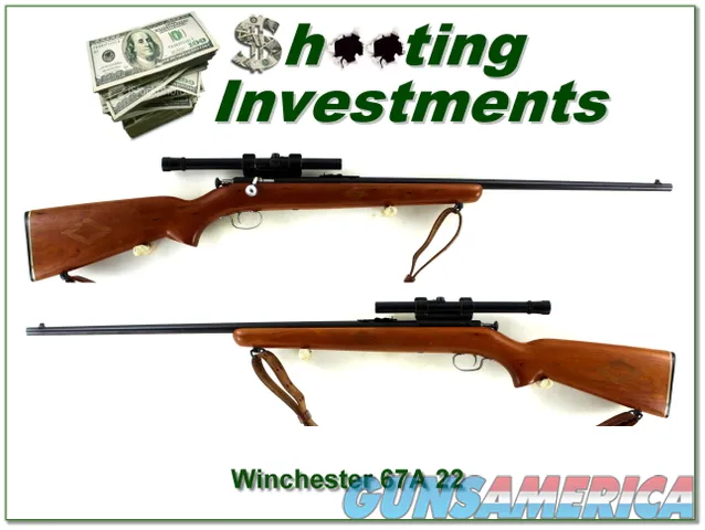 Winchester 67A 22 with period Weaver scope
