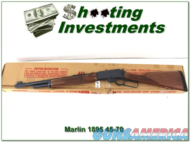 Marlin 1895 G 45-70 JM Marked made in 1998 ported in box!