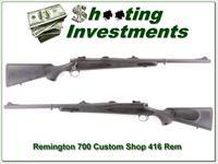 Remington 700 Custom Shop 416 Rem Mag