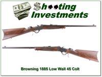 Browning 1885 Traditional Hunter Low Wall 45 COlt!