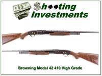 Browning Model 42 410 Bore Grade 6 XXX Wood Img-1
