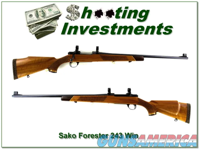 Sako Forester Deluxe 243 win MINT collector!