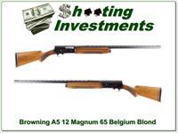 Browning A5 65 Belgium 12 Magnum Blond Img-1