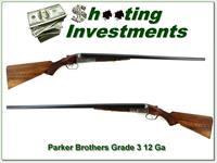 Parker Brothers Grade 3 made in 1893 12 Ga 30in Img-1