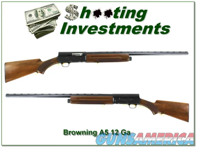  Browning A5 Light 12 72 Belgium Vent Rib!