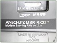 Anshutz MSR RX22 .22LR Semi auto Rifle new unfired Img-4