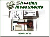 Walther FP Target 22 looks unfired in the box!