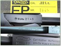 Walther FP Target 22 looks unfired in the box!