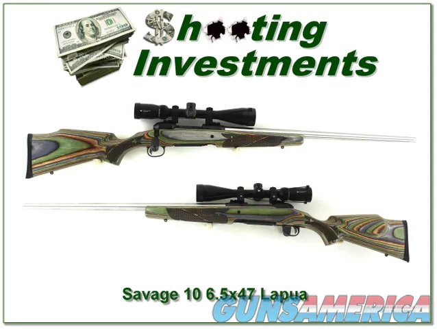 Savage Model 10 with custom stainless 6.5x47 Lapua barrel 4-12 Vortex Img-1