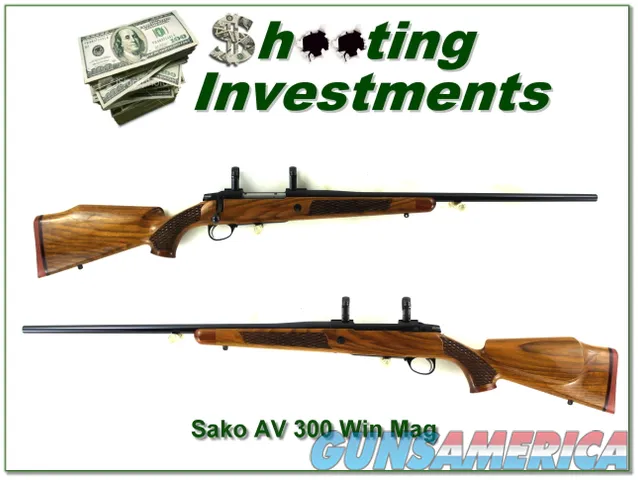 Sako AV Deluxe in 300 Win Mag XX Wood like new!