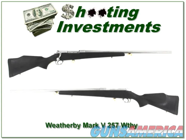 Weatherby Mark V Stainless 26in 257 Wthy Mag!