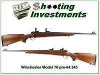 Winchester Model 70 1954 pre-64 Featherweight 243 Win Img-1