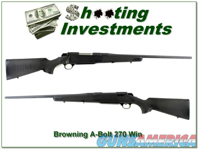 Browning A-Bolt Stalker in 270 Win Exc Cond Img-1
