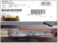 Winchester 73 1873 Navy Grade 4 357 Mag NIB Img-4