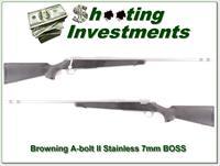 Browning A-bolt Stainless Stalker 7mm w/ BOSS Img-1