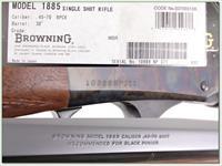 Browning 1885 45-70 BPCR 30in, case colored NIB Img-4