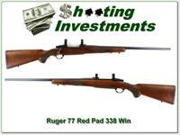 Ruger 77 Red Pad Tang Safety 338 Win Mag Exc Cond Img-1