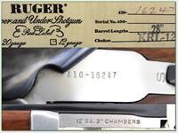 Ruger Red Label 12 Ga rare 28in Skeet in the box Img-4