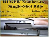 Ruger No.1 V earlier Red Pad in the hard to find 6mm Rem unfired Img-4