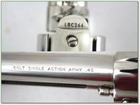 Colt SAA 45 LC Long Branch Colt one of 300 unfired in box!