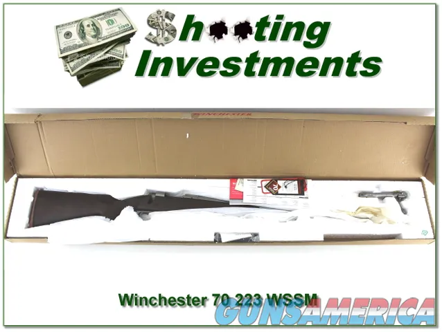 Winchester 70 Classic Stainless Walnut RARE 223 WSSM in box!