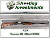Remington 870 1982 Ducks Unlimited 12 Ga Mag NIC  Img-1