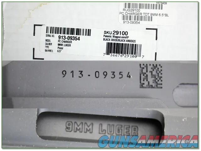 Ruger PC Charger 9mm New 4 magazines and shoulder attachment!