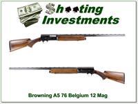Browning A5 Magnum 12 76 Belgium Vent Rib Img-1