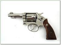 Smith & Wesson pre-Model 10 38 S&W 3.25in Chrome Plated Img-2