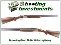 Browning Citori 20 Gauge White Lightning 20 Ga 26in as new Img-1