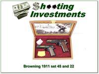 Browning 1911 100th Anniversary Set 22LR/45ACP NIC Img-1