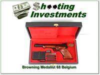 Browning Medalist 22 Auto 68 Belgium exc cond in case!