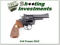 Colt Trooper in hard to find 22LR 4in blued Img-1