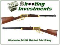 Winchester 1 of 1000 Matched set 94 30-30 9422M 22 Magnum Img-1