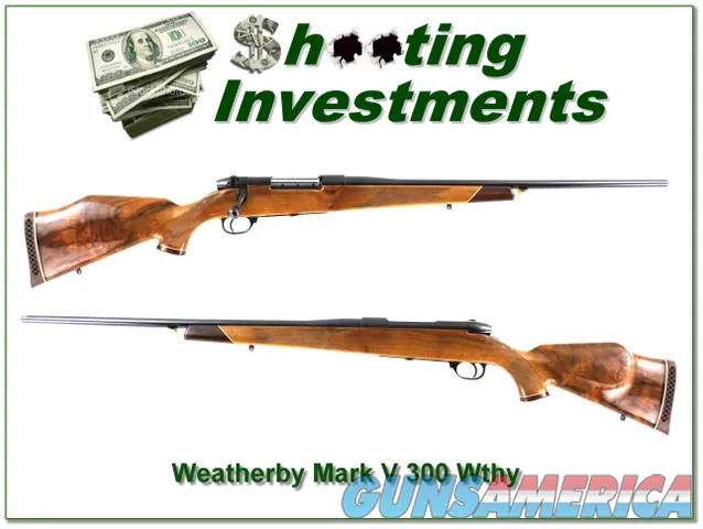  Weatherby Mark V Deluxe extra nice wood 300 Wthy Mag