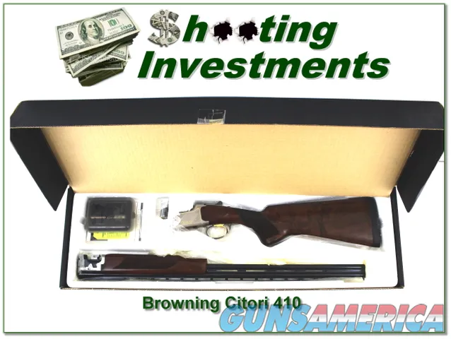 Browning Citori Feather XS hard to find 410 bore 28in barrel in box!