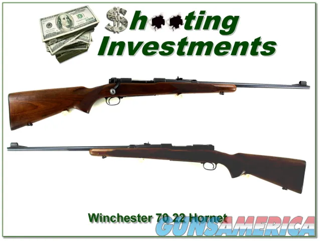 Winchester 70 pre-64 22 Hornet made in 1950 collector condition!