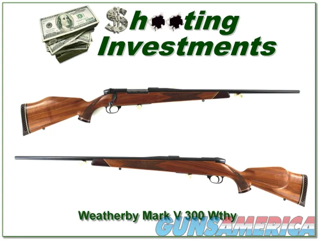 Nice German South Gate Weatherby Mark V Deluxe in 300 Wthy Mag!