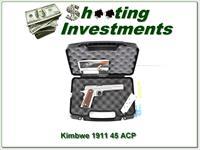 KIMBER 1911 Stainless Rare 6in Longslide 45 ACP ANIB!