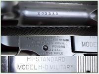 Hi-Standard Model H-D Military 22 LR 6.75in